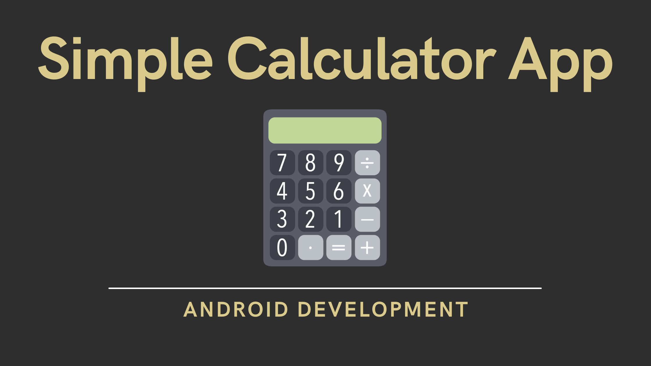 Calculator app