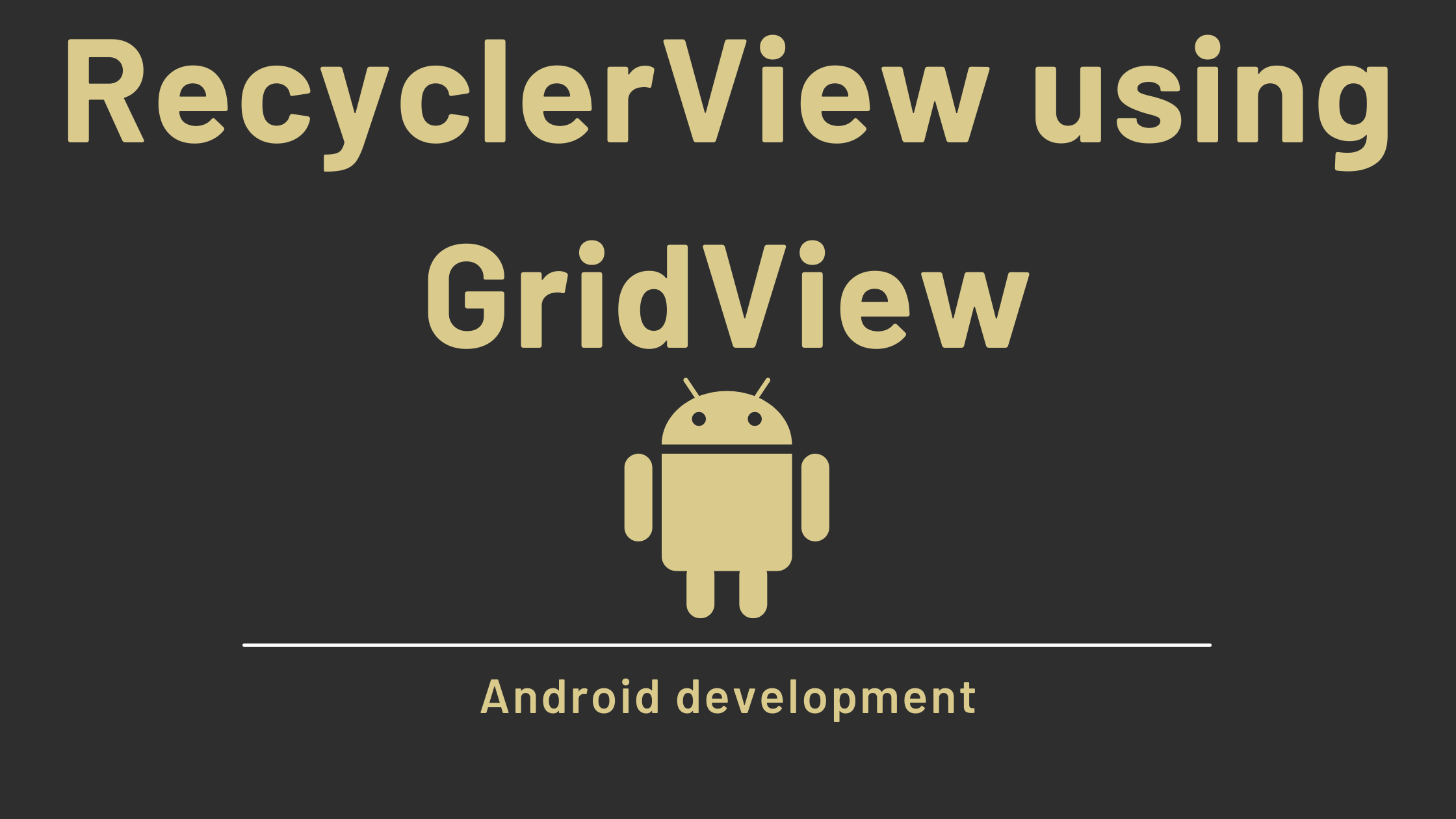 RecyclerView