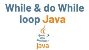 while and do while loop