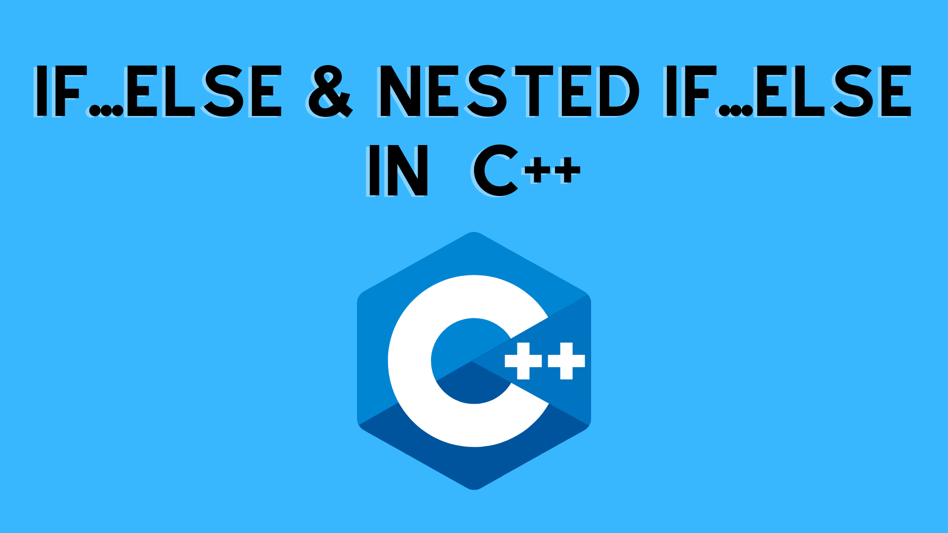 if else statements in c++