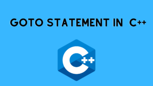 goto statement in c++