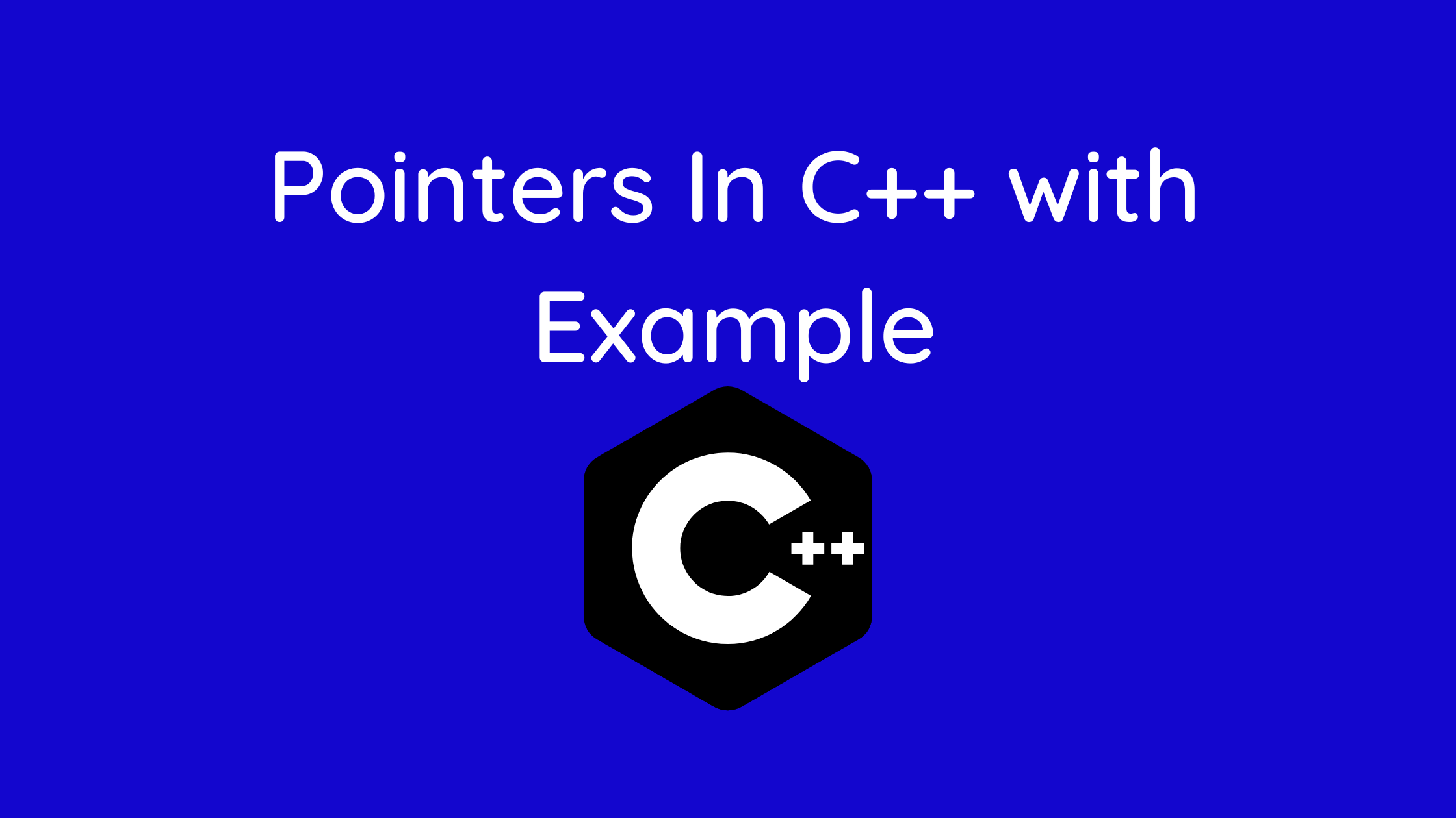 Pointers In C++