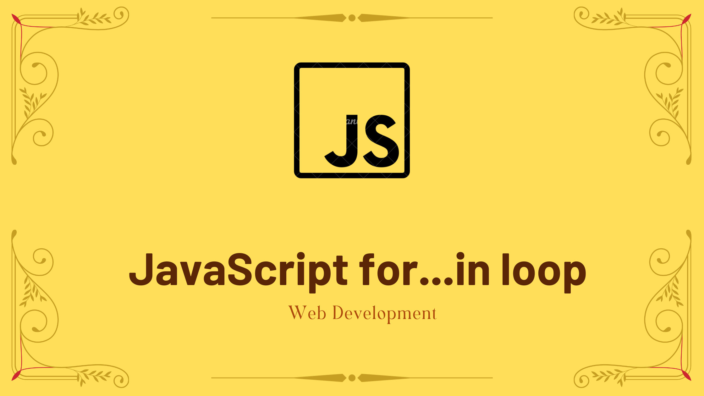 JavaScript for...in loop with Example